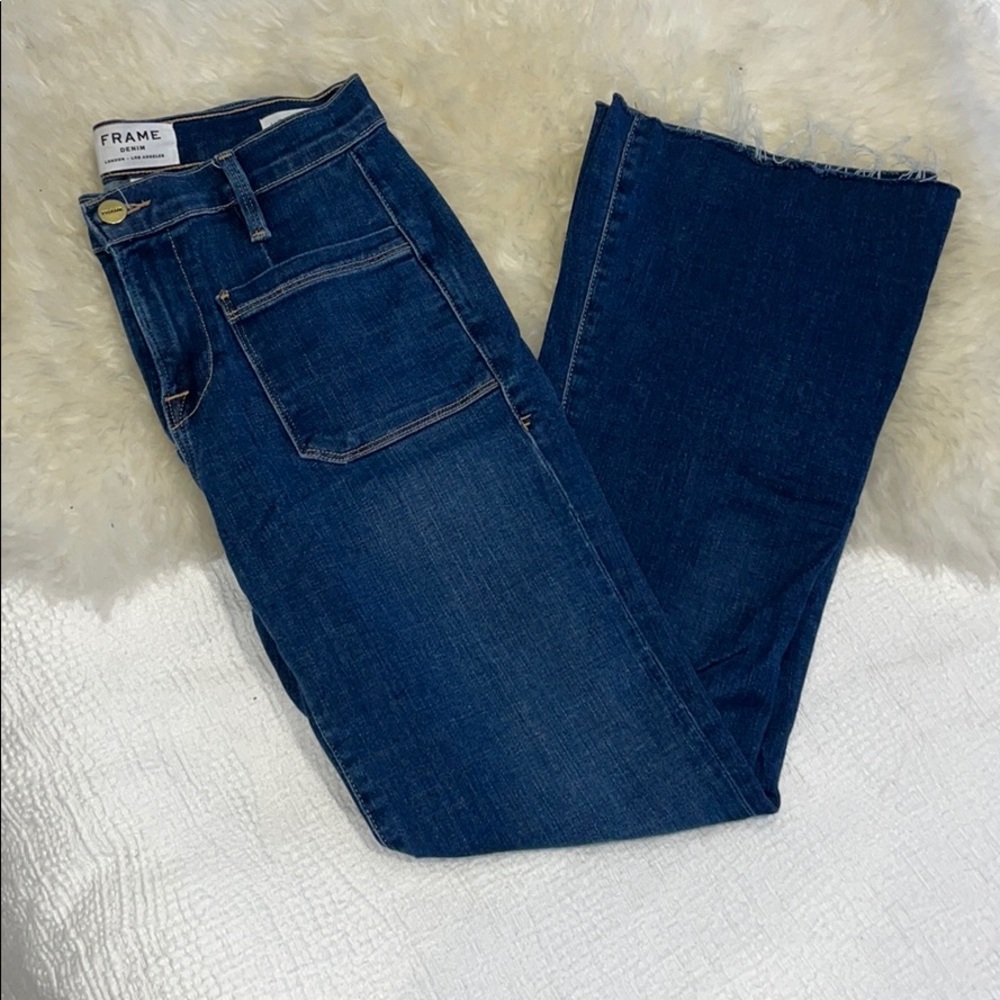 FRAME Crop Flare 70s Style Jeans